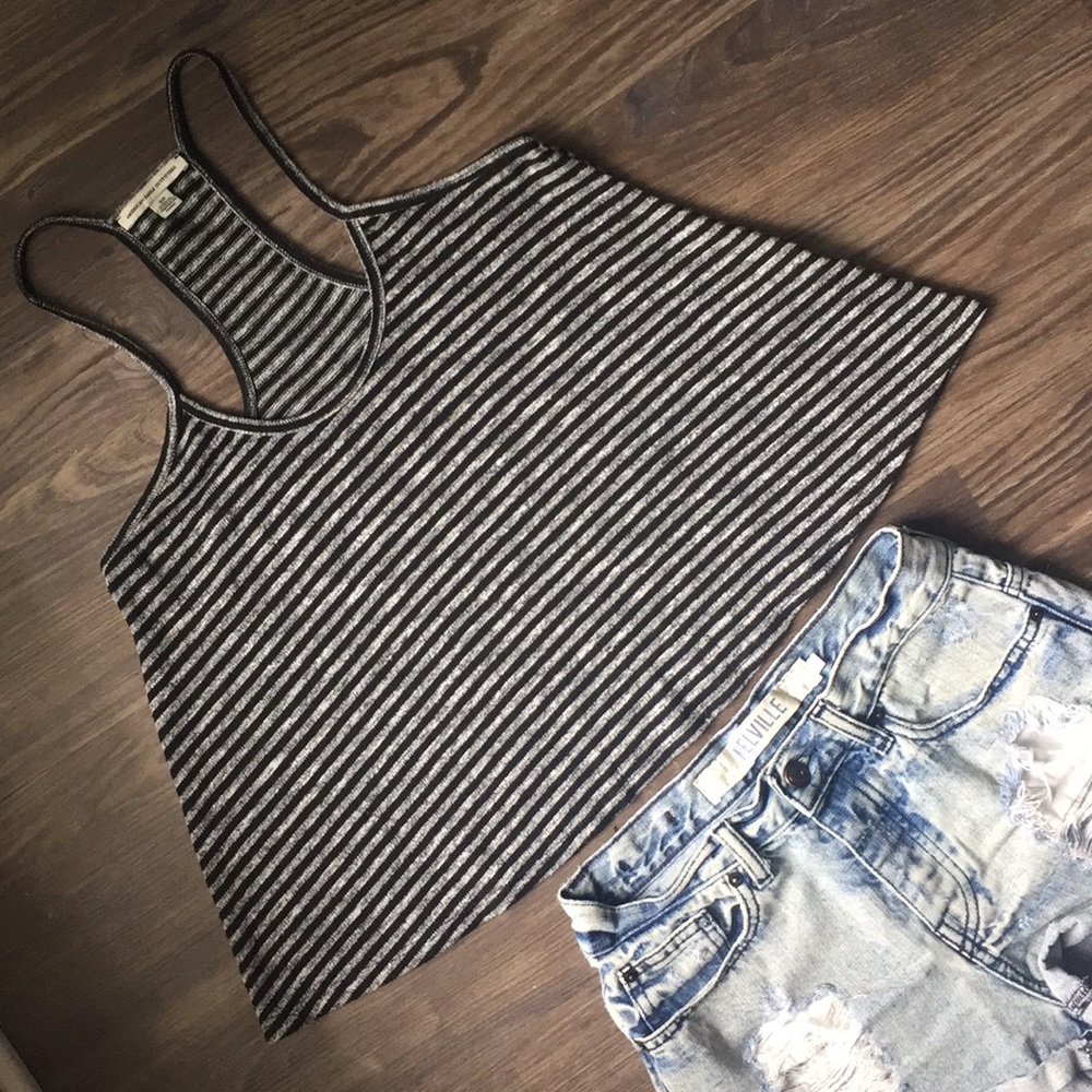American Eagle striped loose tank